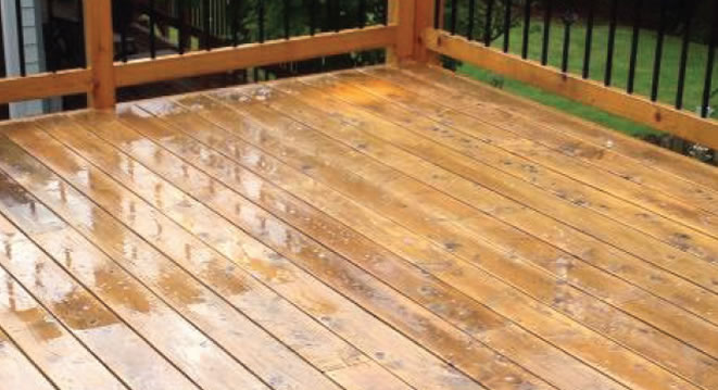 Immaculate Softwash Deck Cleaning After